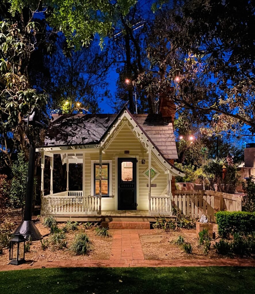 Fireflies and down lighting